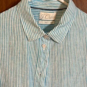 J Crew linen shirt size 8